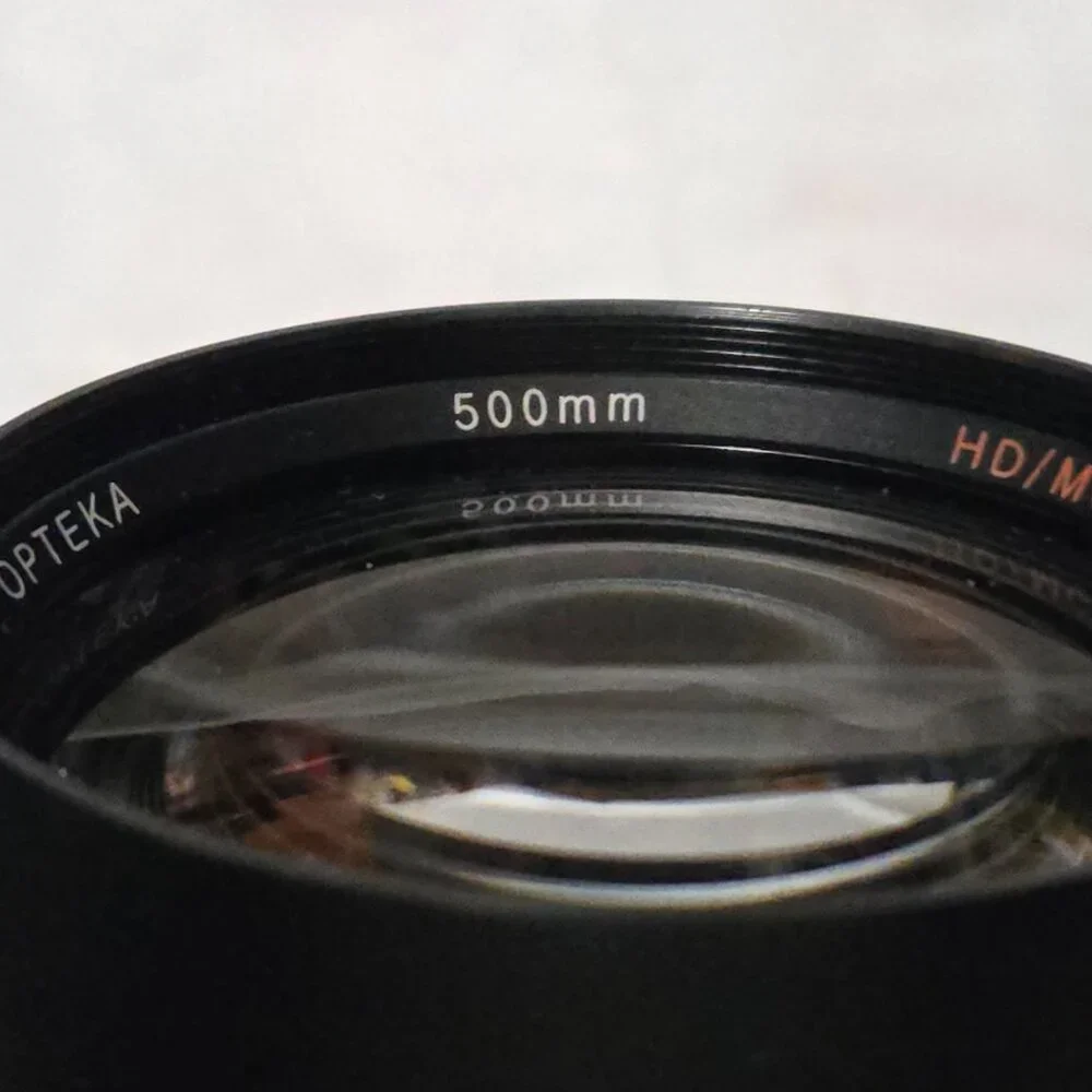 Opteka HD/MC 500mm f/8 Preset T-Mount Lens with 2x Teleconverter and EF Adapter